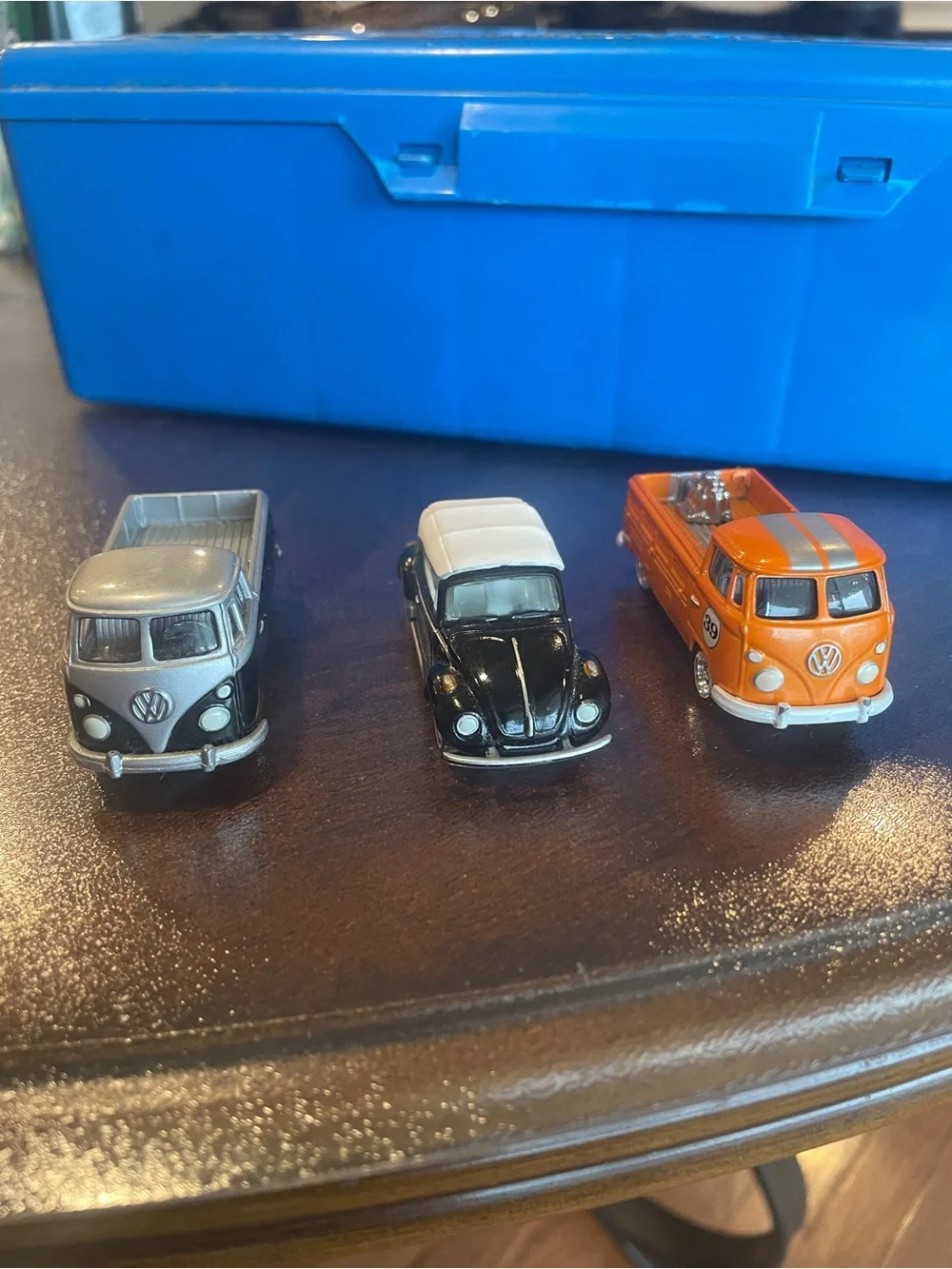 3 Johnny Lighting Die cast, 1:64 vintage VW collection